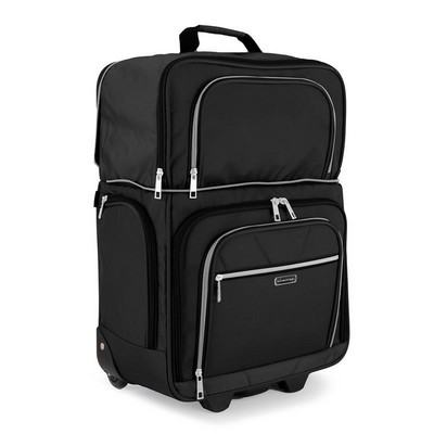 Traveler's Choice® Innovative 14-21" Expandable Upright Softside Carryon Luggage