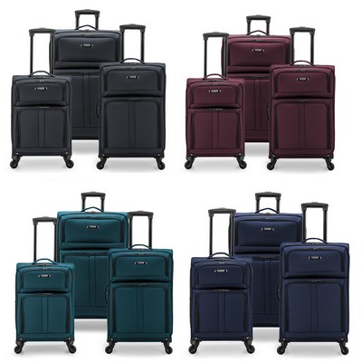 Traveler's Choice® Anzio 3 Piece Rolling Softside Luggage Set